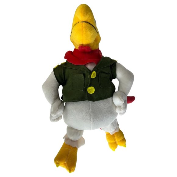 Nanco Looney Tunes Foghorn Leghorn Plush Toy 2003 Army Uniform 14” Rooster - Picture 8 of 12